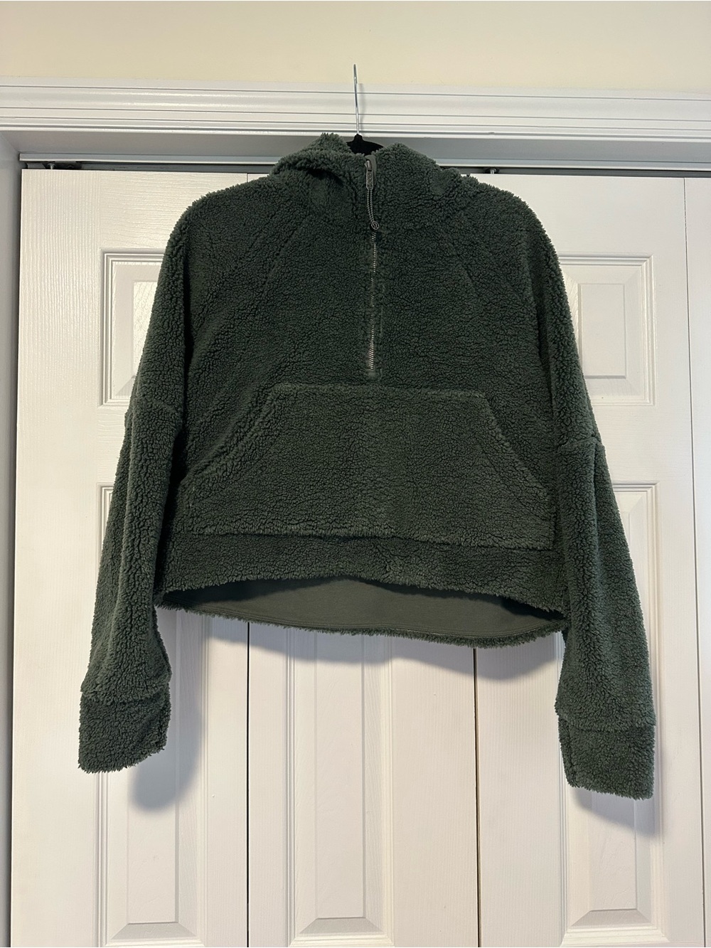 Lululemon Scuba Textured Sherpa Half-Zip Fleece Hoodie - Size M/L